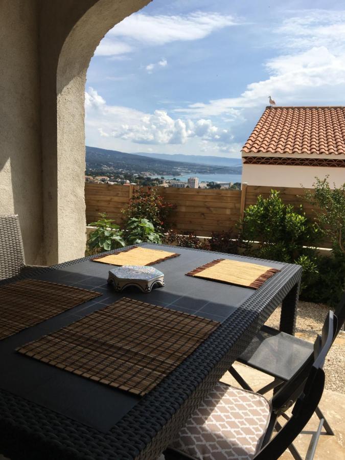 Rez-De-Villa Vue Mer Panoramique 4 P - Soleil Levant 라시오타 외부 사진